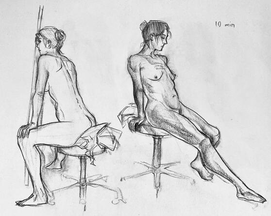 Figure Drawing (10 Min)